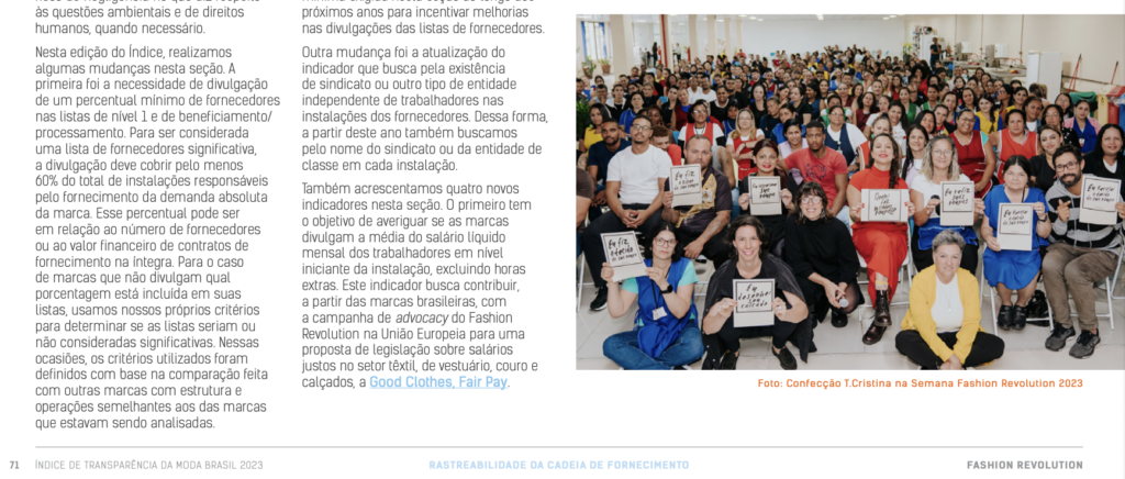 Imagem extra 2 de Novos Números da Transparência da Moda 2023